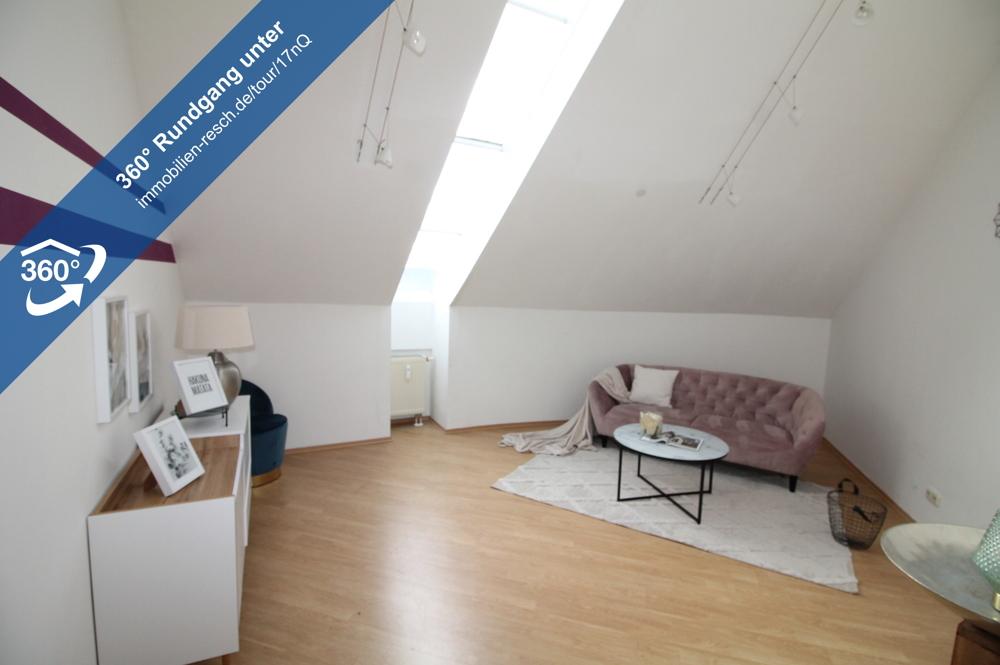 Ganz oben wohnen – Außergewöhnliche Wohnung! 3-Raum-Dachetage mit offenen Wohn-/Ess-/Kochbereich - Foto 1