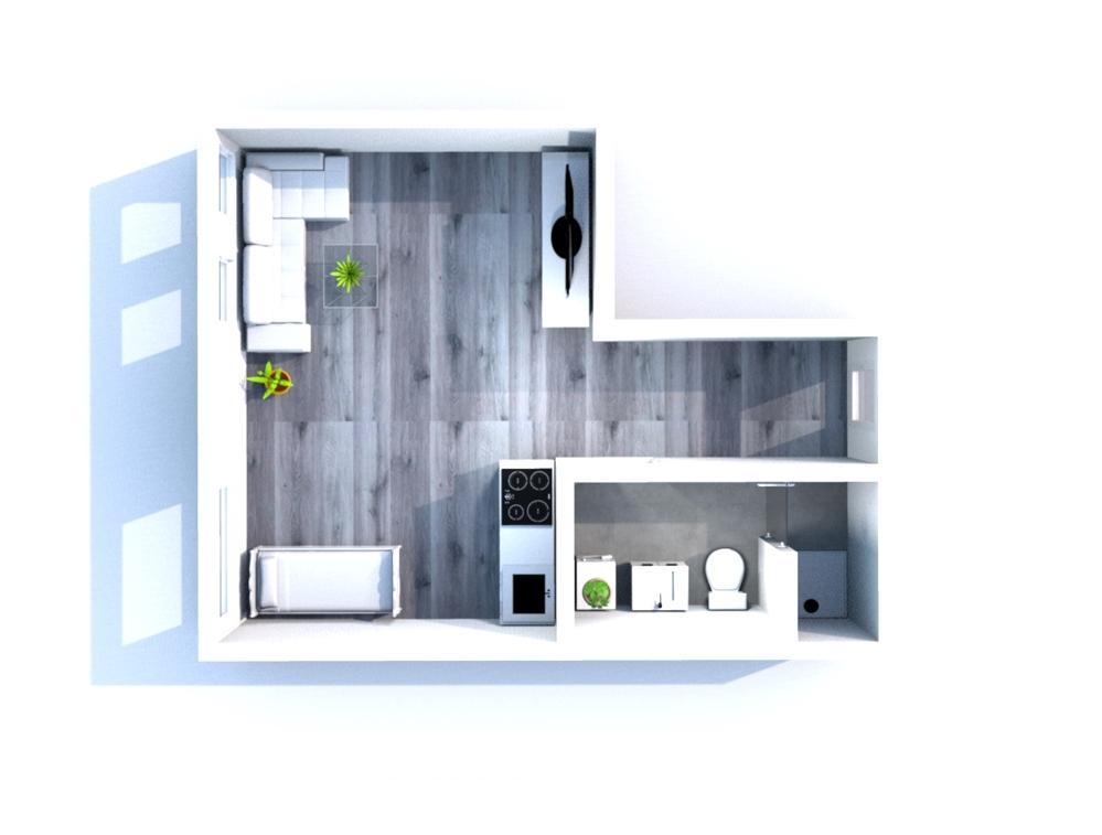 TOPP LAGE NÄHE UNI 1-Zimmer-Appartement mit Duschbad und EBK - Foto 5