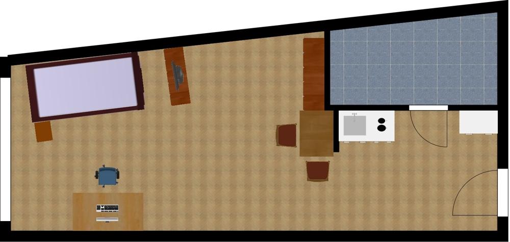 1-Zimmer-Appartement in ruhiger Stadtlage – nur 1 km von der Universität entfernt - Foto 2