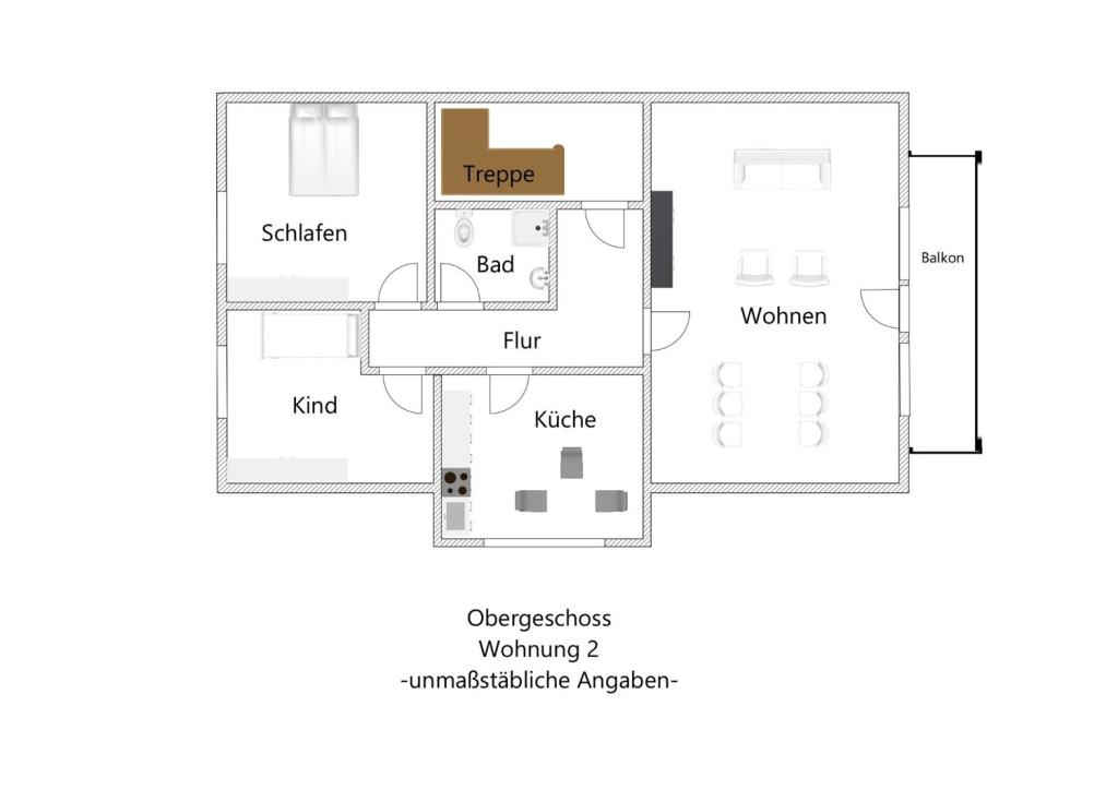 Grundriss Obergeschoss