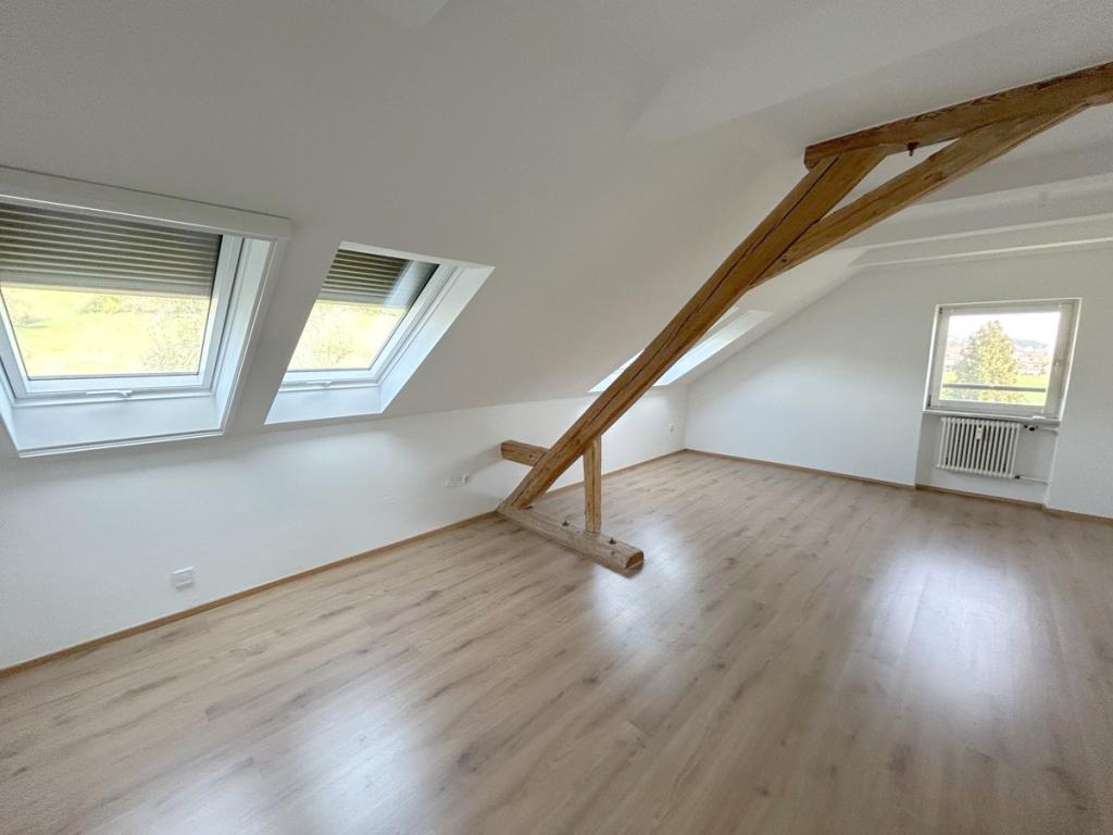 Wohnung Nr. 4: Schlafzimmer im Dachgeschoss