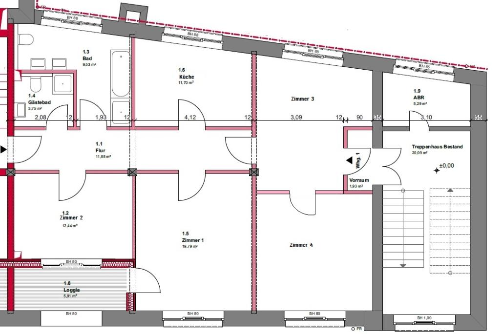 SCHÖNES LOFT MIT LOGGIA! 4-Raumwohnung - Foto 4