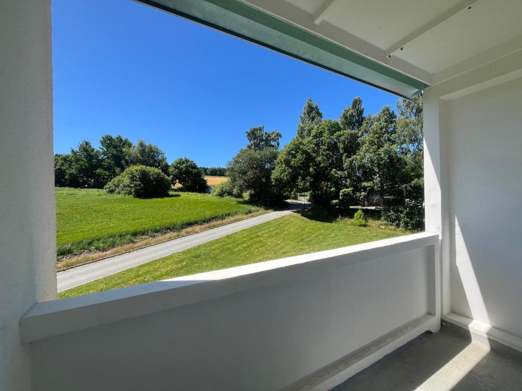Blick vom Balkon