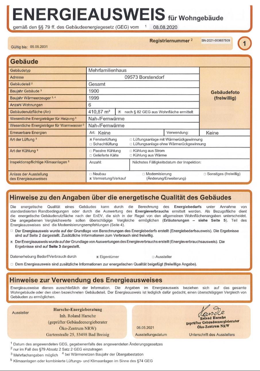 Energieausweis