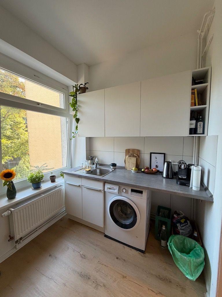 Sanierte 3-Zi.-Altbau-Whg. mit Balkon in ruhiger Lage von Barmbek - Foto 4