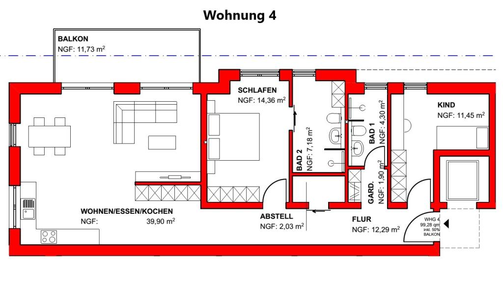 Wohnung 4