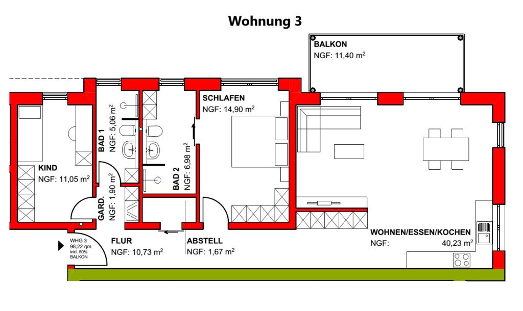 Wohnung 3