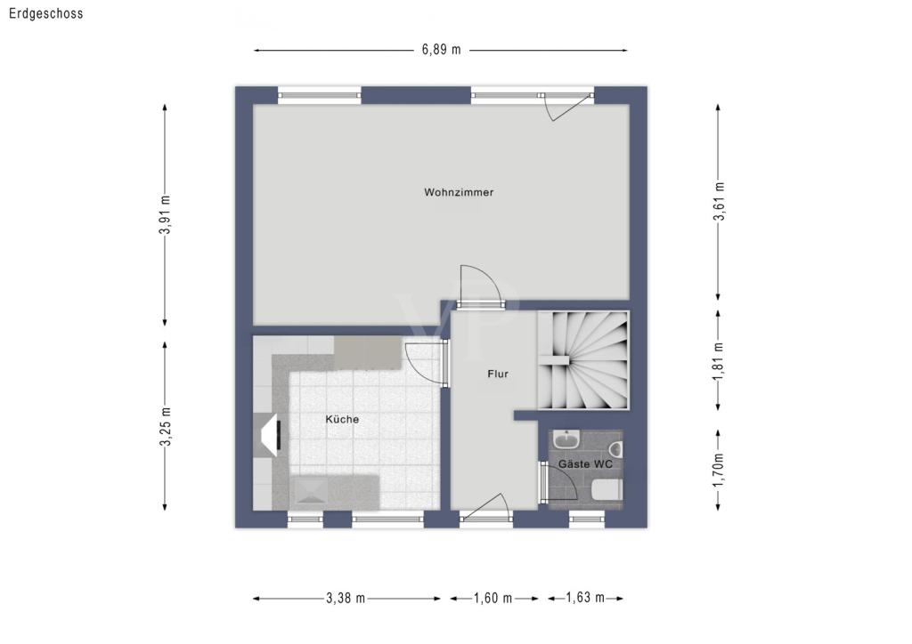 Grundriss Erdgeschoss