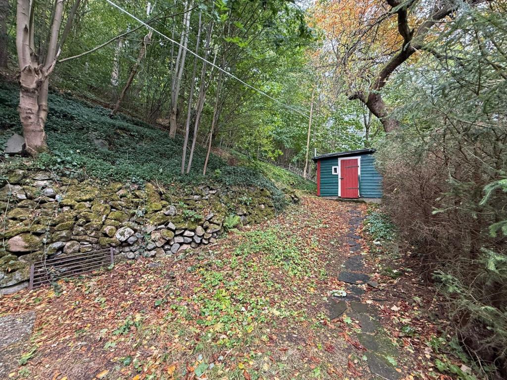 Zugang zum Schuppen