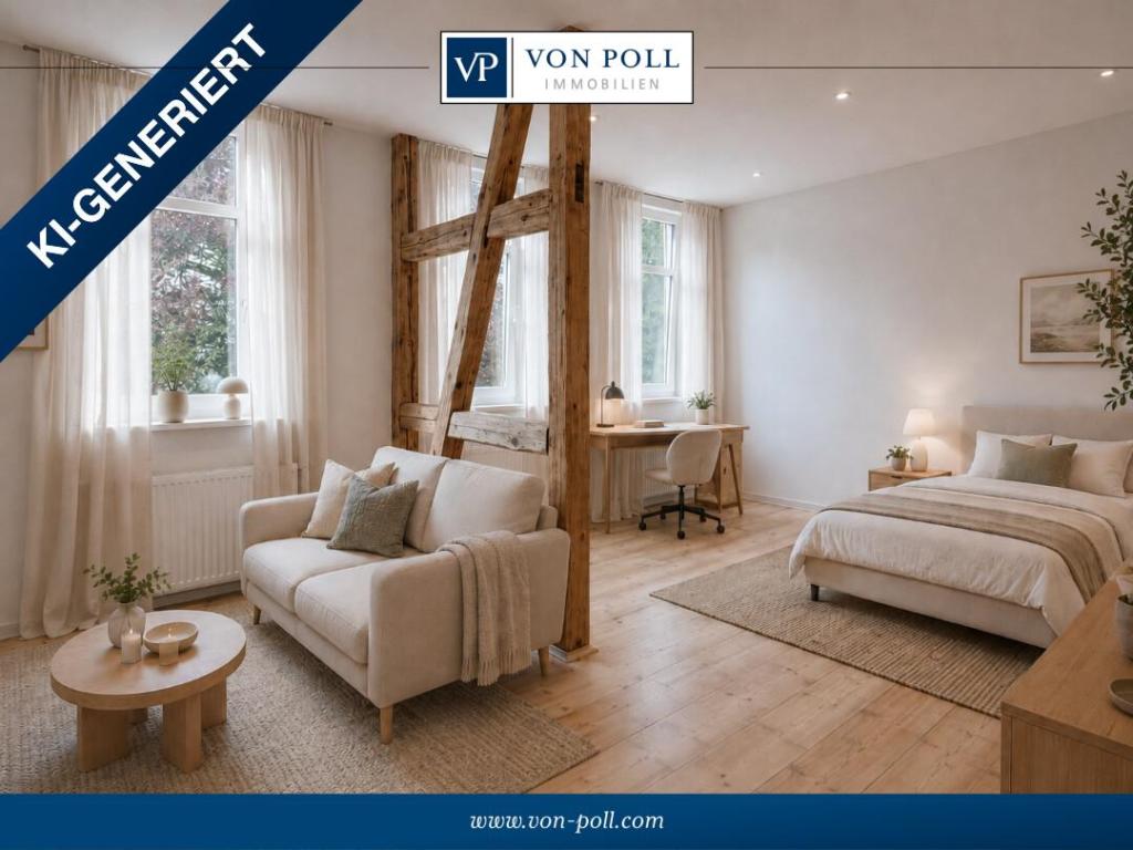 Stilvoll sanierte 1-Zimmer-Apartment ca. 42,5m² mit historischem Charme und hochwertiger Ausstattung - Foto 2