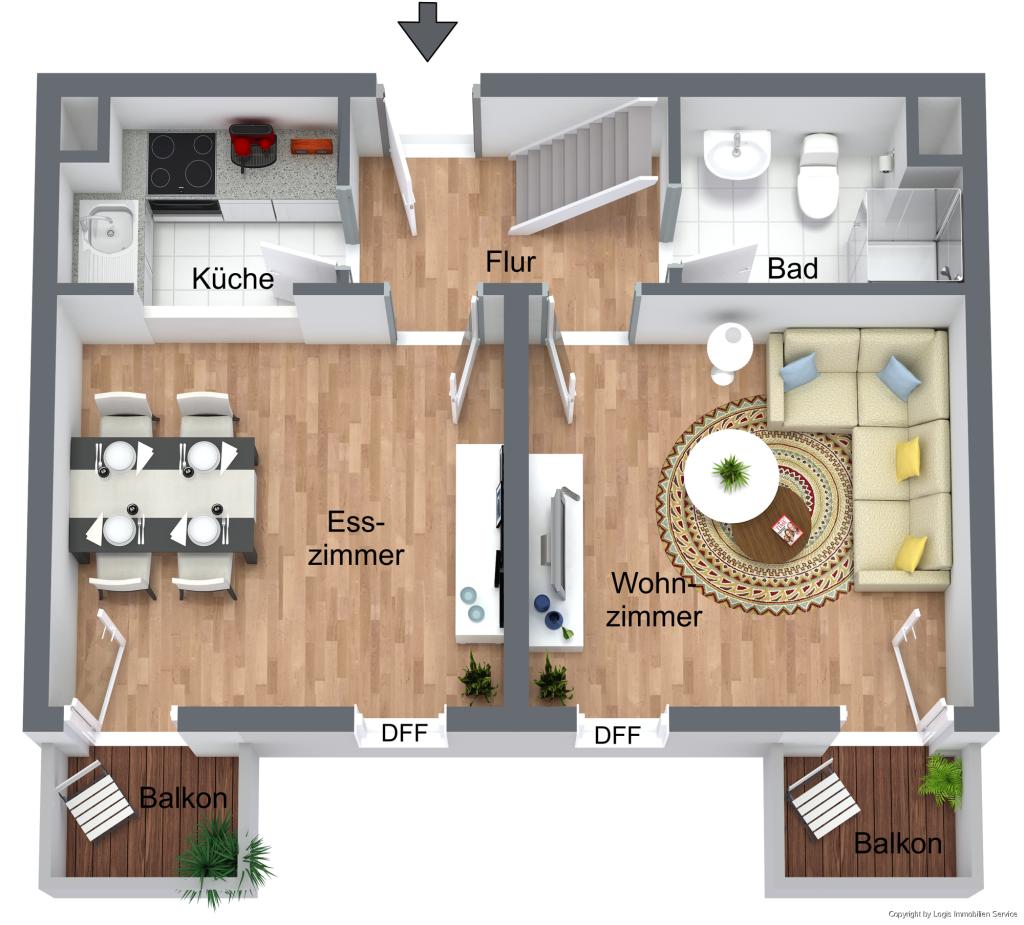 Grundriss DG_3D