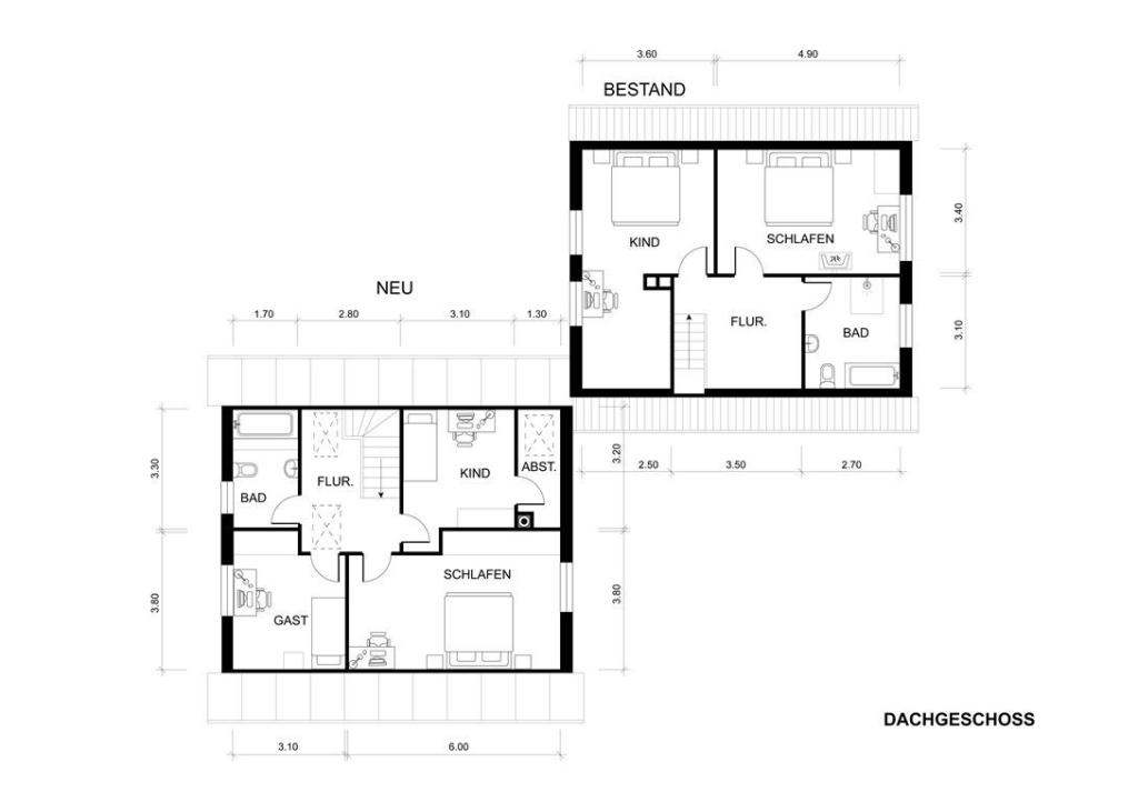 Grundriss Dachgeschoss