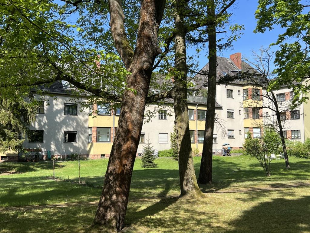 Die Wohnanlage Gartenseite