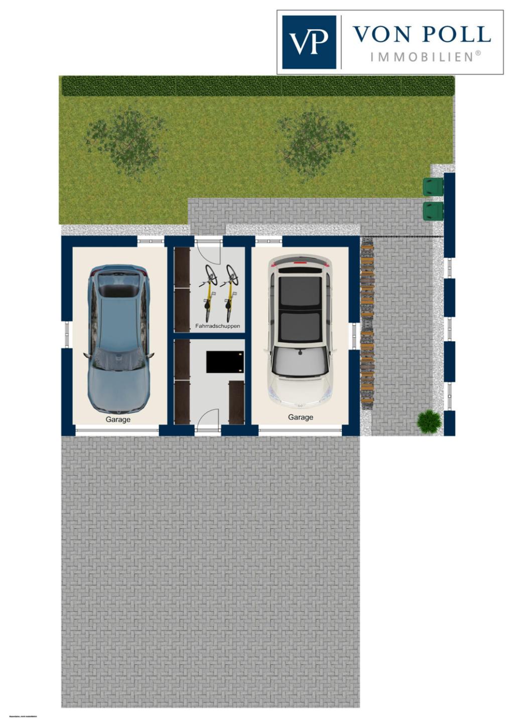 Nebengebäude Doppelgarage 