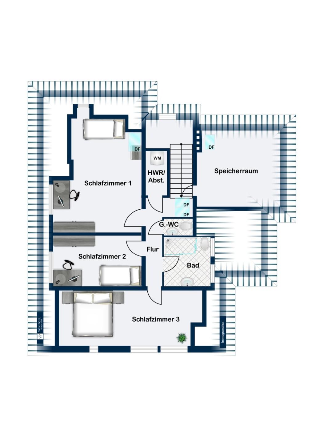 Grundriss Dachgeschoss