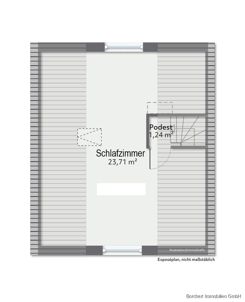 Dachgeschoss Vorderhaus