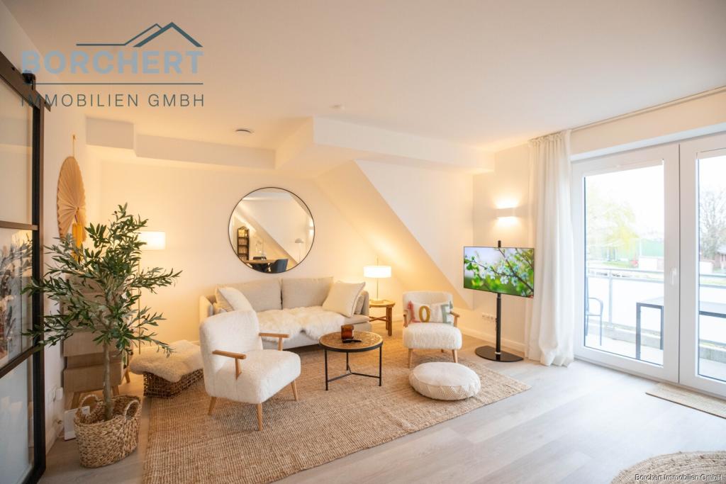 Schönes Wohnen am Deich bei Hamburg - Vollmöbliertes Apartment auf Zeit - Photo 2