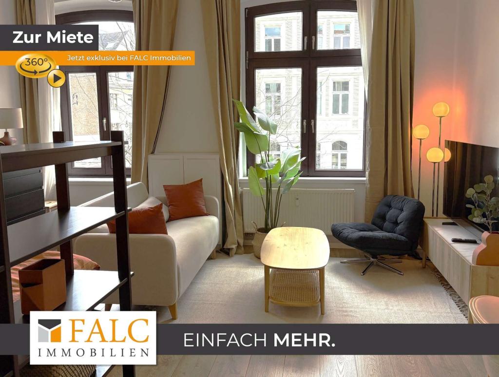 Historischer Charme × modernes Wohnen – möblierte 1,5-Zimmer-Wohnung in Köln-Nippes - Foto 4