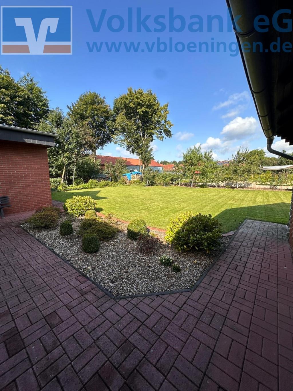 Rückseite Garten