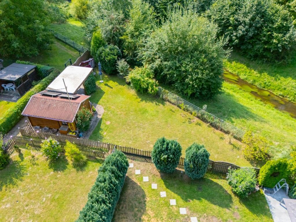 Gartenansicht Drohne