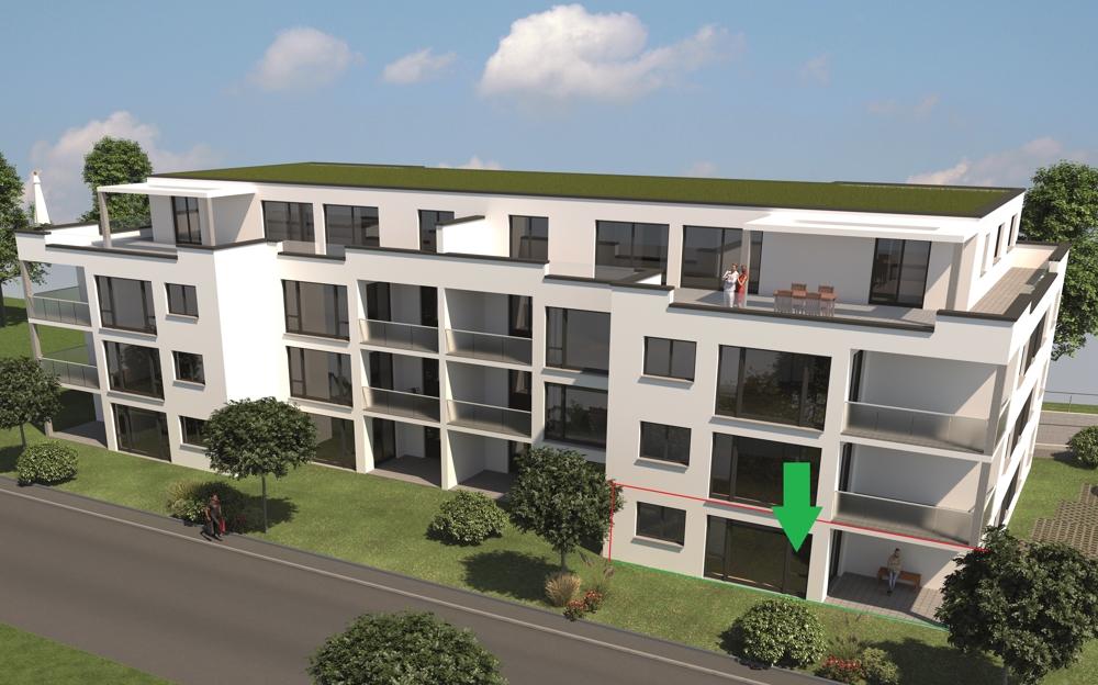 Lage Wohnung 4 EG.