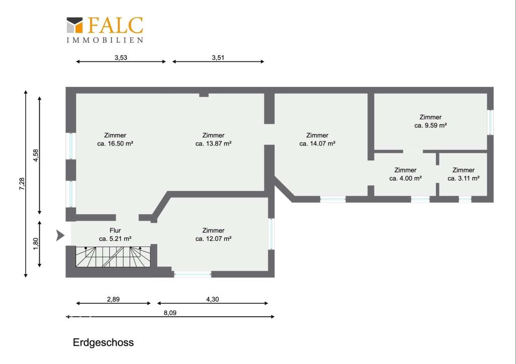 Erdgeschoss Grundriss