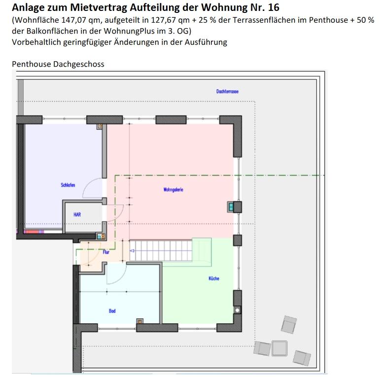 Wohnung 16 - Dachgeschoss