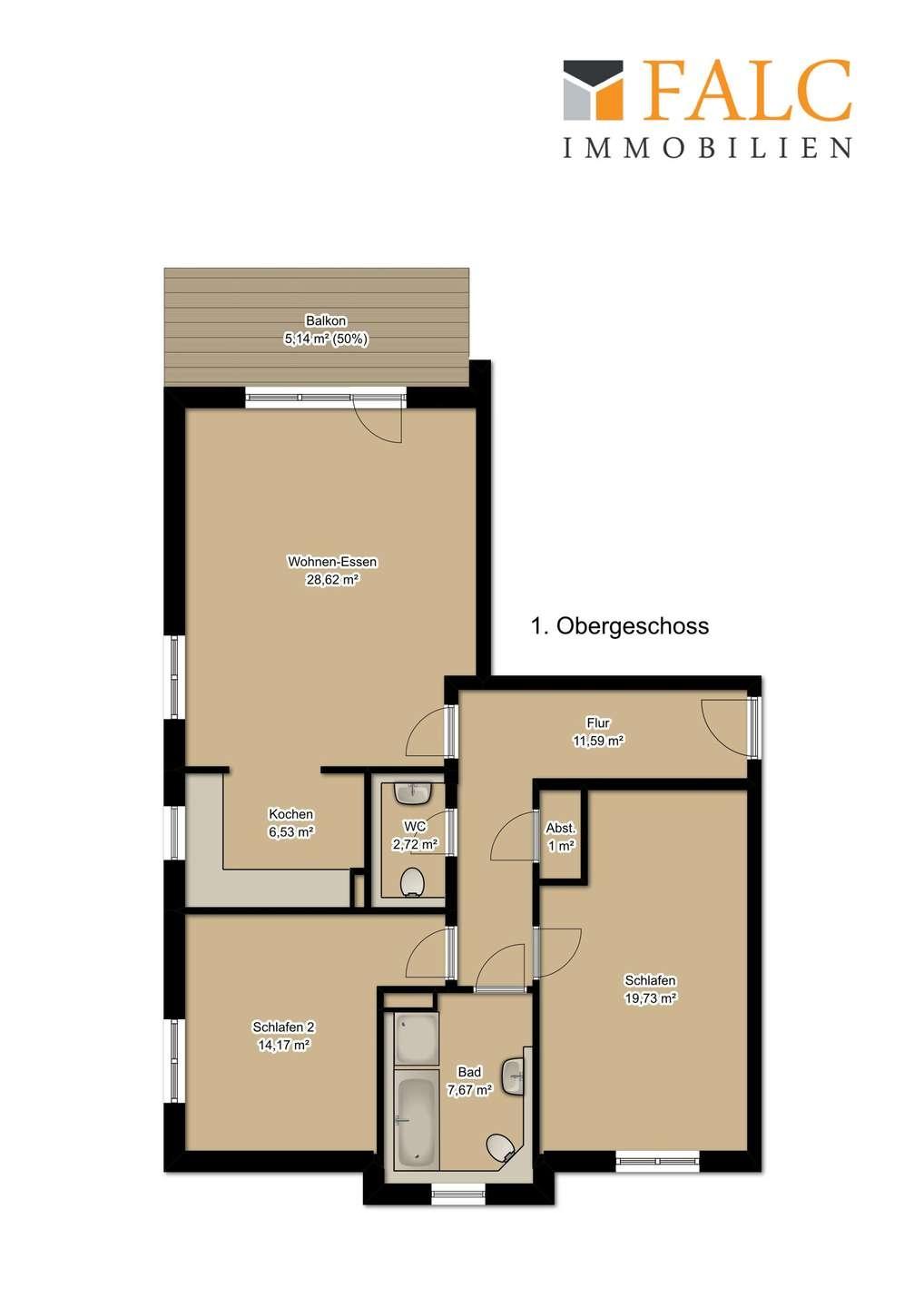 Grundriss Whg. 11