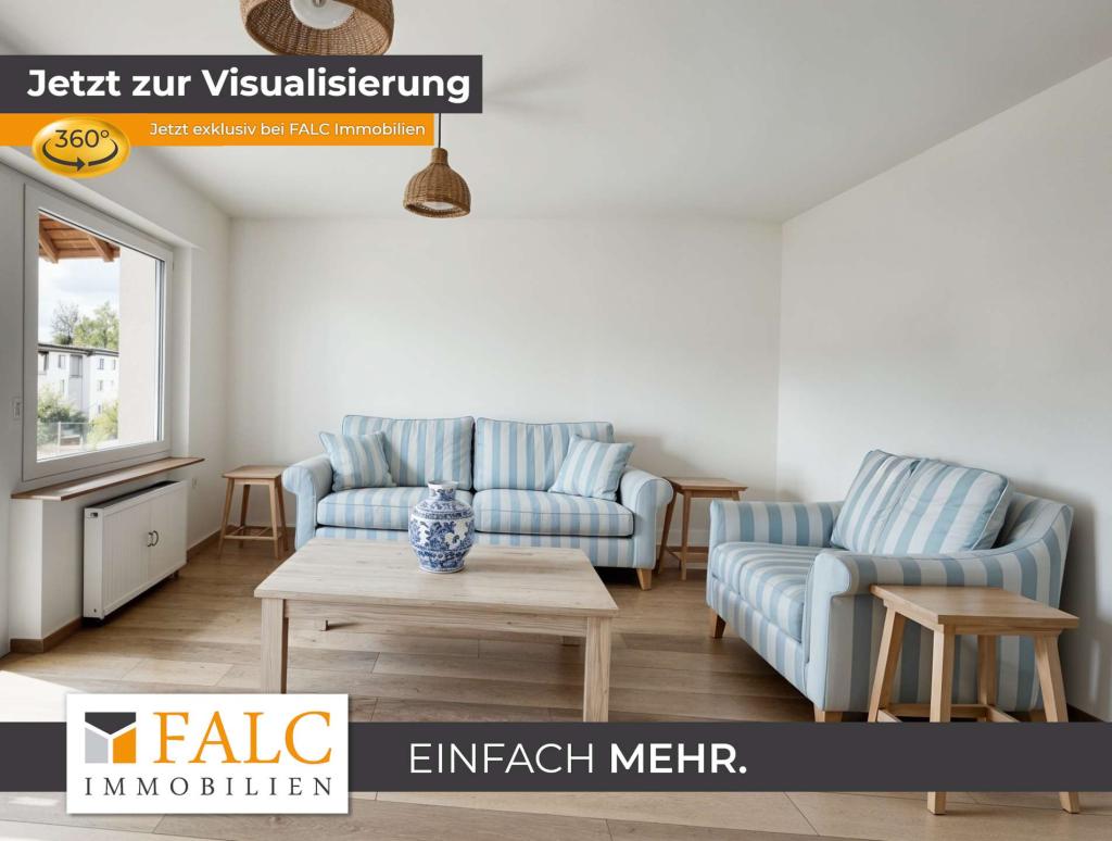 Wohnbereich - Wohnzimmer, Maritim - (KI generiert)