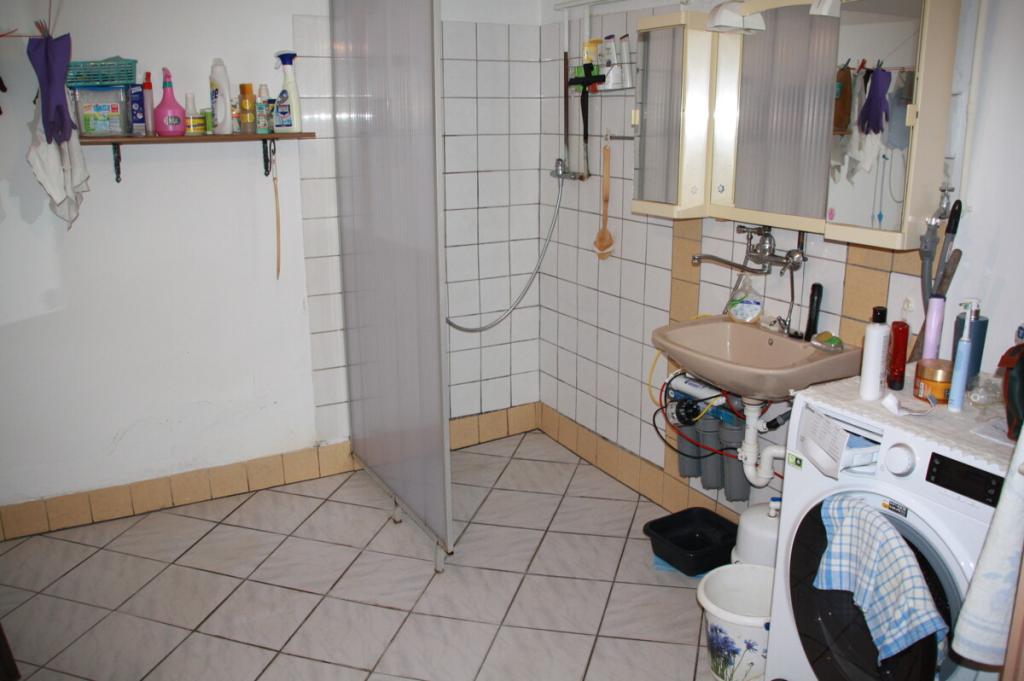 Extra-Dusche im Keller