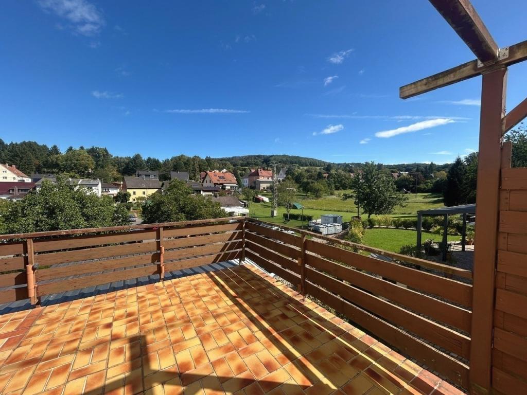 Ausblick Balkon