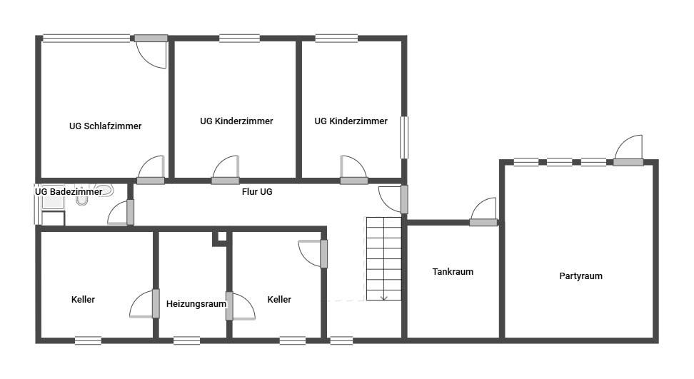 Grundriss Keller