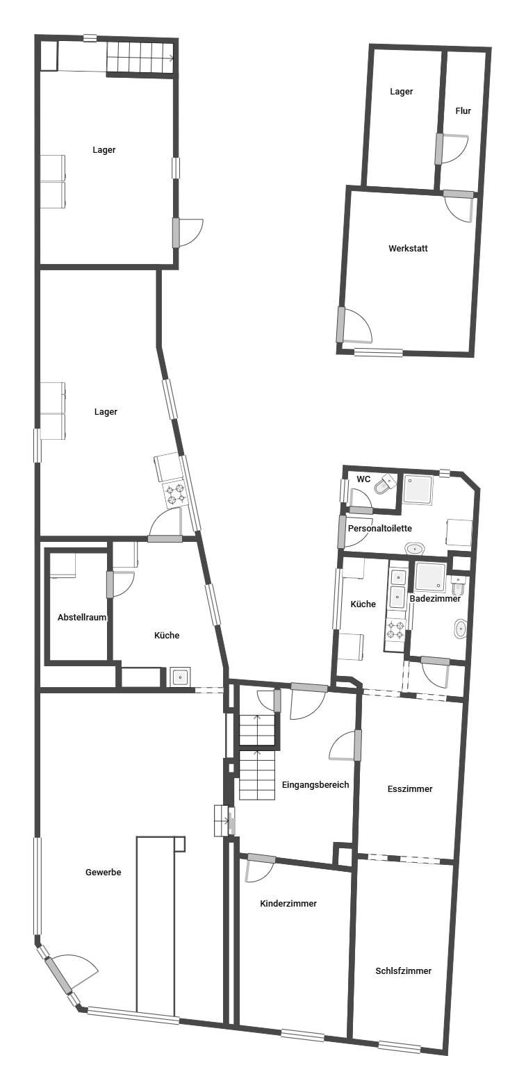 Grundriss Erdgeschoss