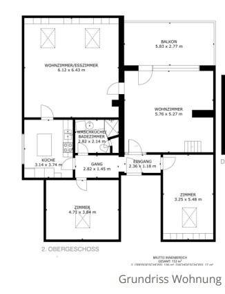 Grundriss Wohnung