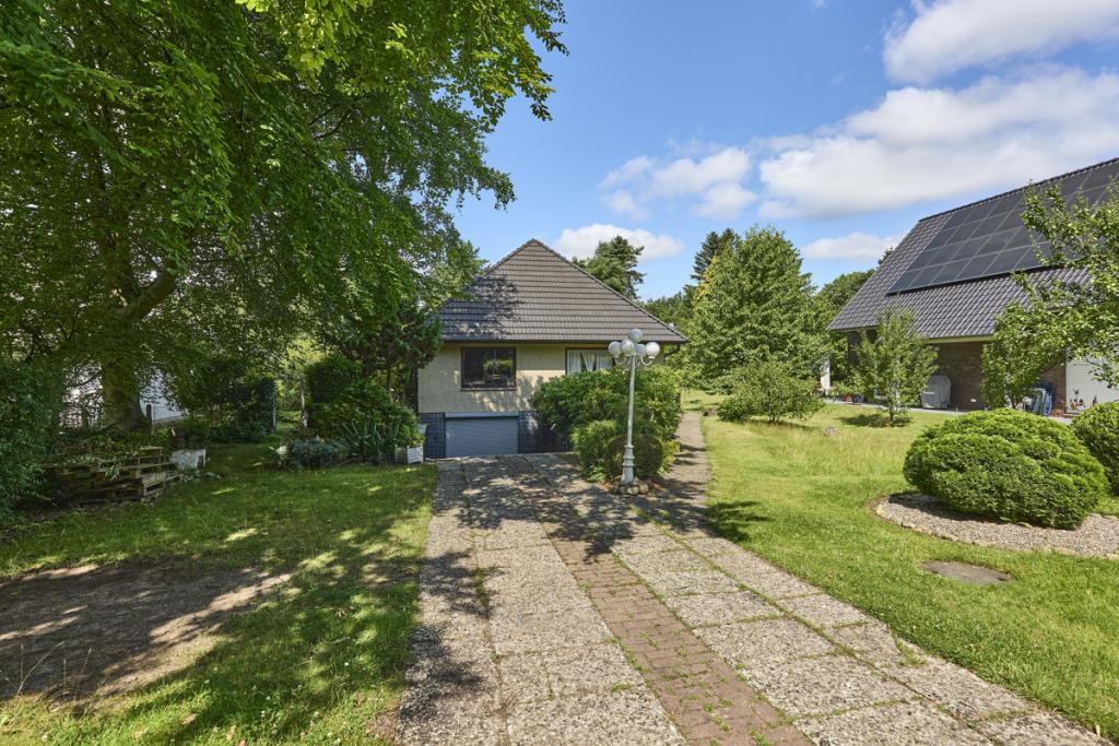 Vorderansicht des Hauses