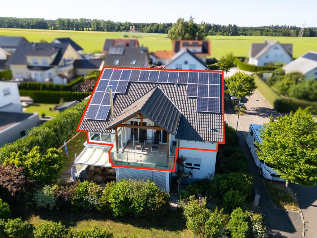 Ansicht mit Rahmen