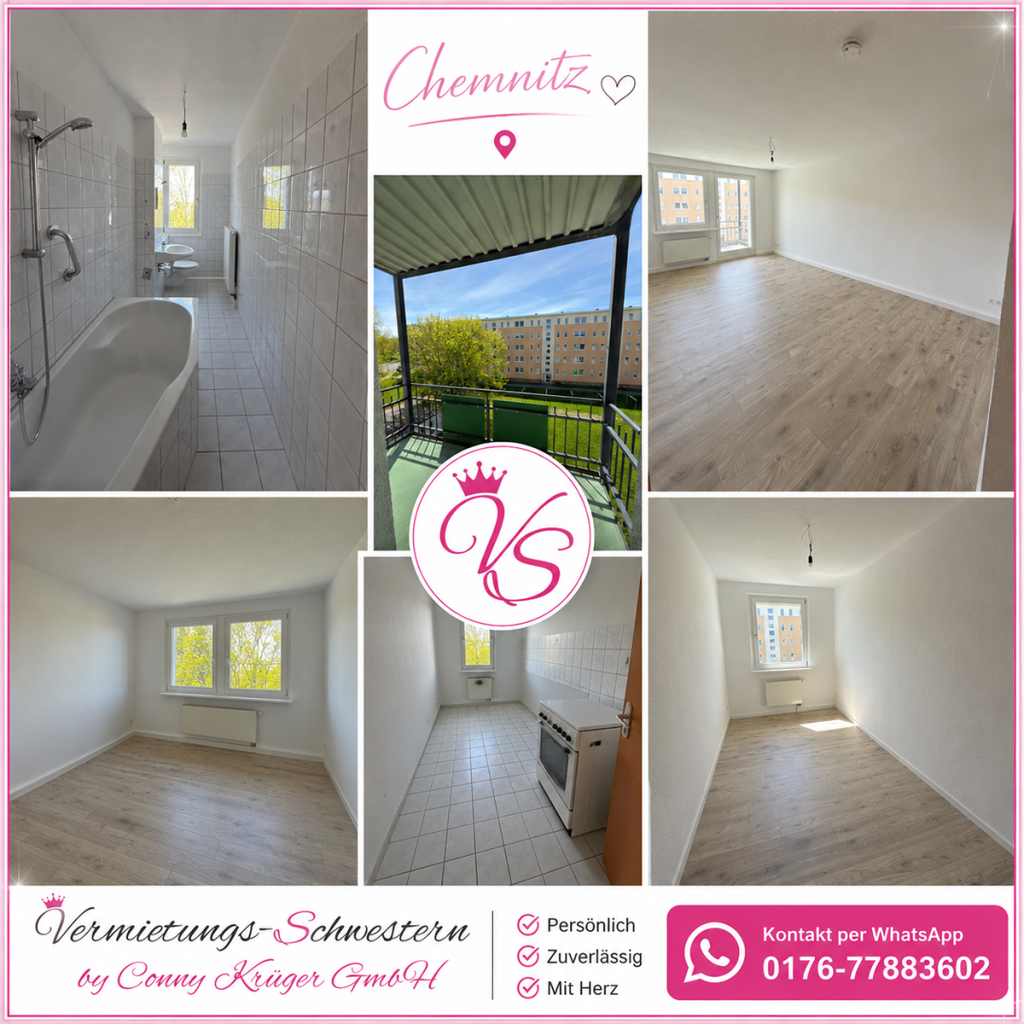 3-Zimmer-Wohlfühlwohnung mit Tageslichtbad und Balkon #4r - Foto 1
