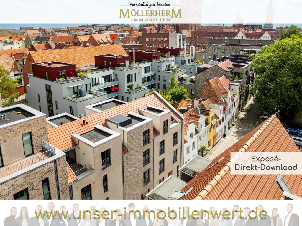 Blick über Lübeck