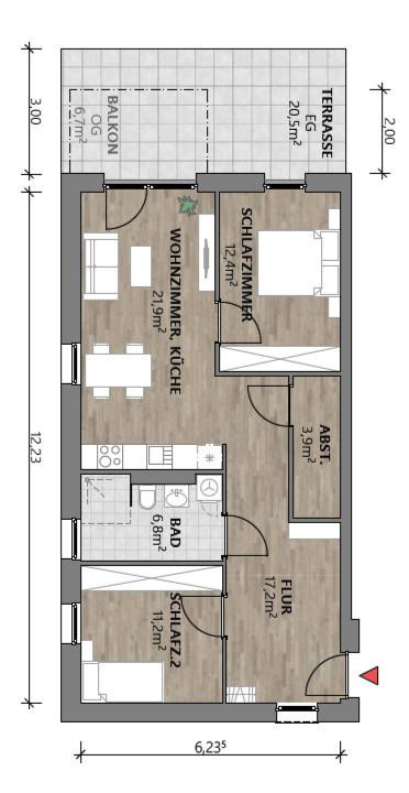 Grundriss Wohnung