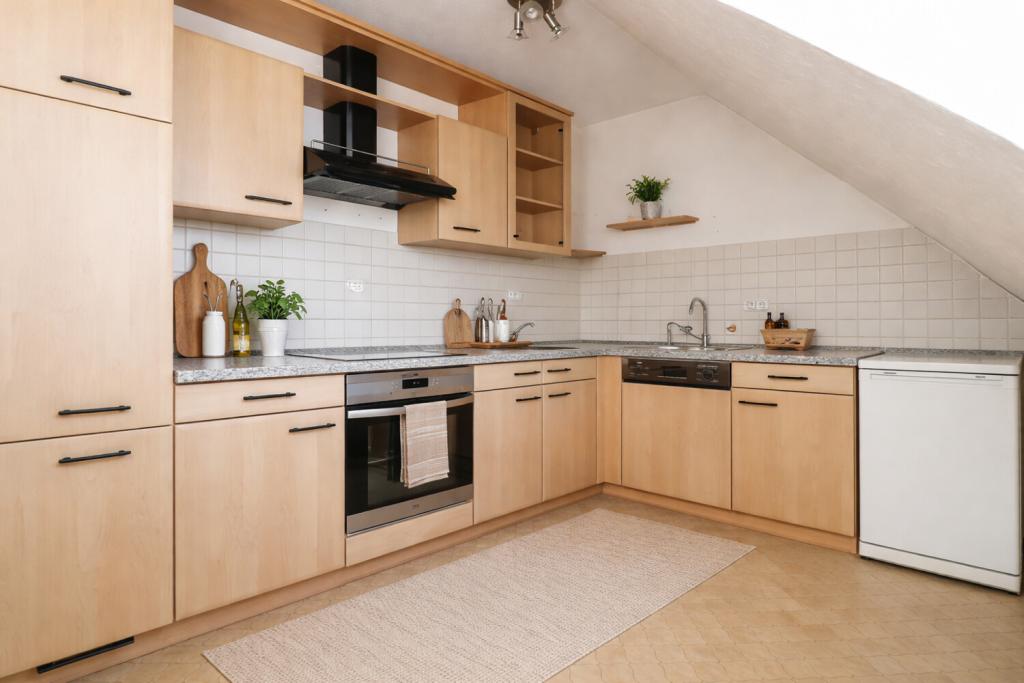 Helle Dachwohnung mit Tageslichtbad und Einbauküche - Photo 4