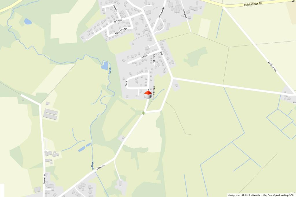 Geolyzer Kartenausschnitt