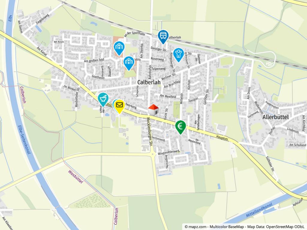 Geolyzer Kartenausschnitt