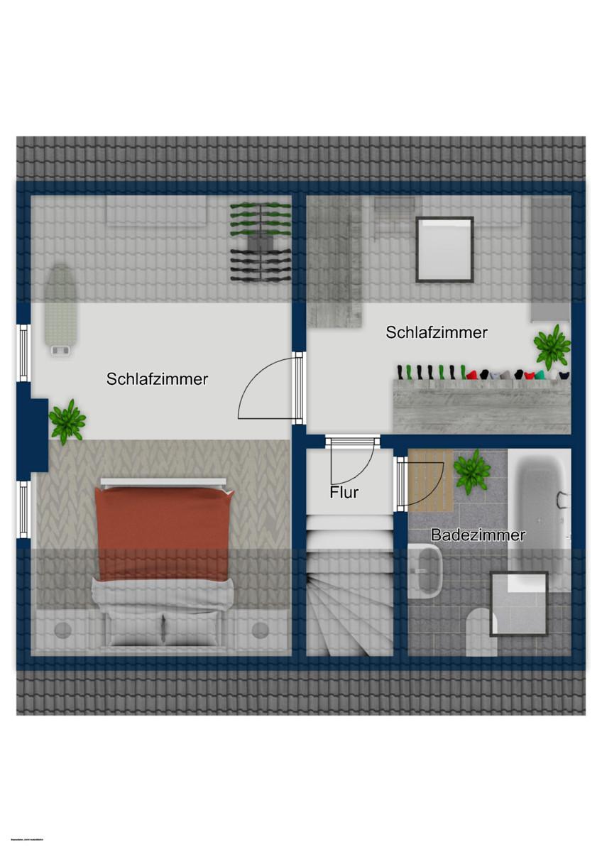Obergeschoss Grundriss