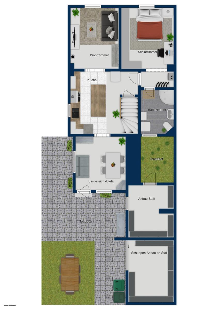 Erdgeschoss Grundriss