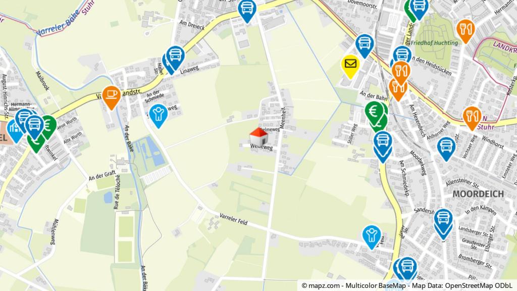 Geolyzer Kartenausschnitt