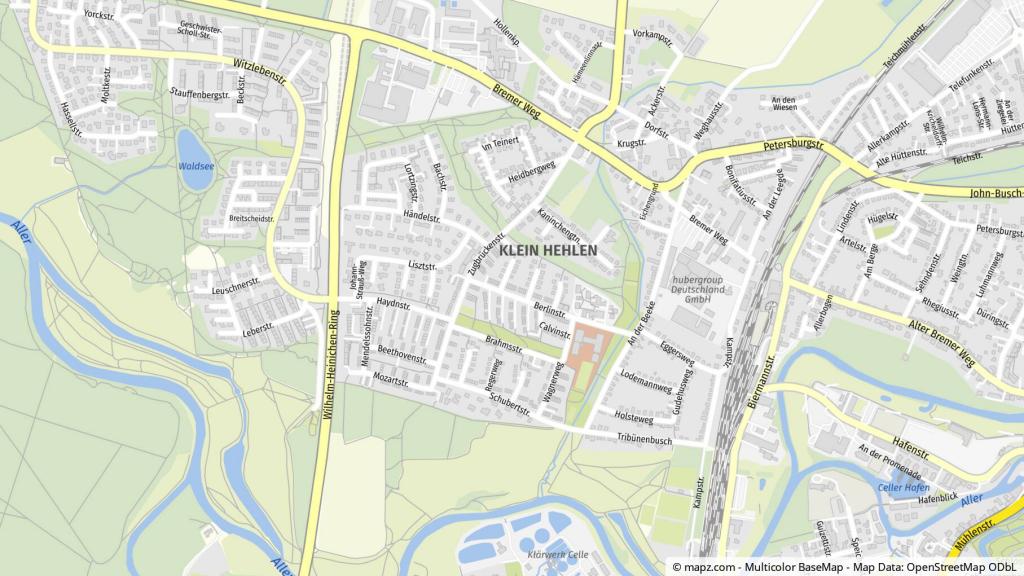 Geolyzer Kartenausschnitt