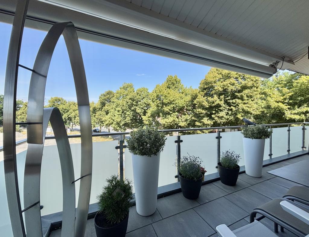Balkon in Westausrichtung