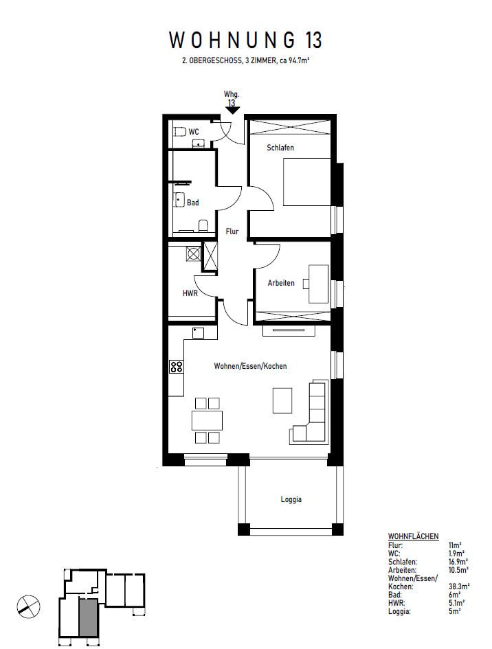 Wohnung 13 2.OG