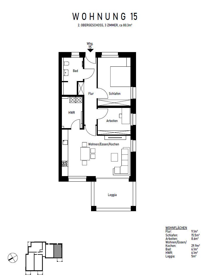 Wohnung 15 2.OG