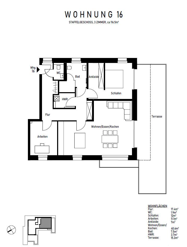 Wohnung 16 SG